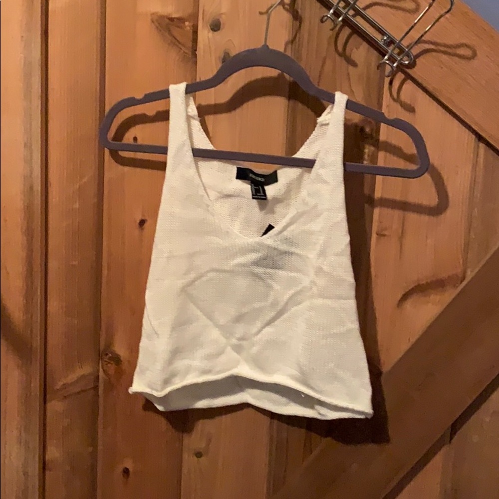 Forever 21 Crop Sweater Tank